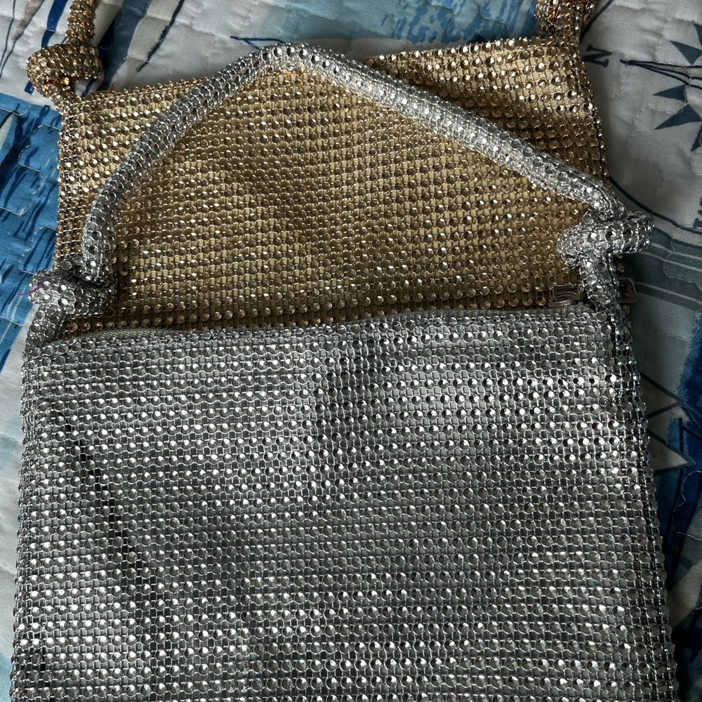 Silver and Gold Women's Evening Bags (1 each)
